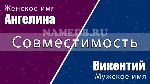 Совместимость имён Ангелина и Викентий