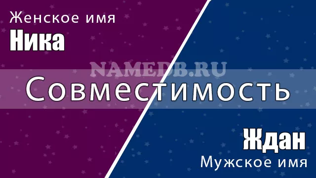 Совместимость имён Ждан и Ника