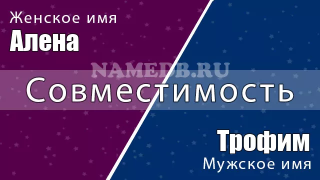 Совместимость имён Алена и Трофим