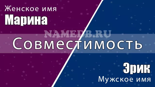 Совместимость имён Марина и Эрик