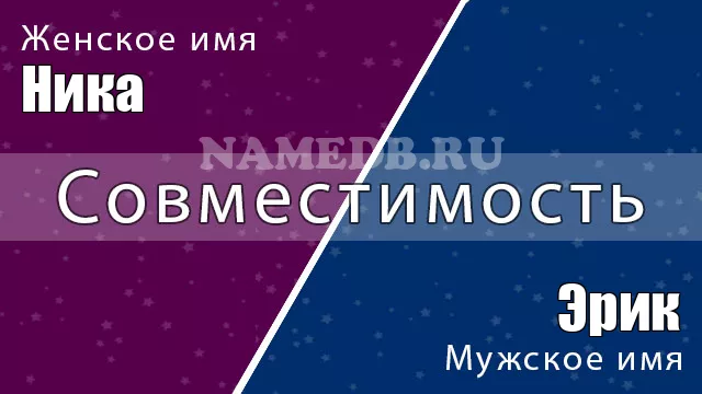 Совместимость имён Ника и Эрик