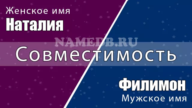 Совместимость имён Наталия и Филимон