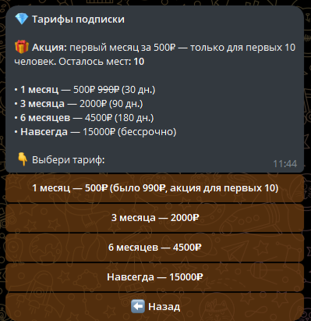 Шведский Стол AI
